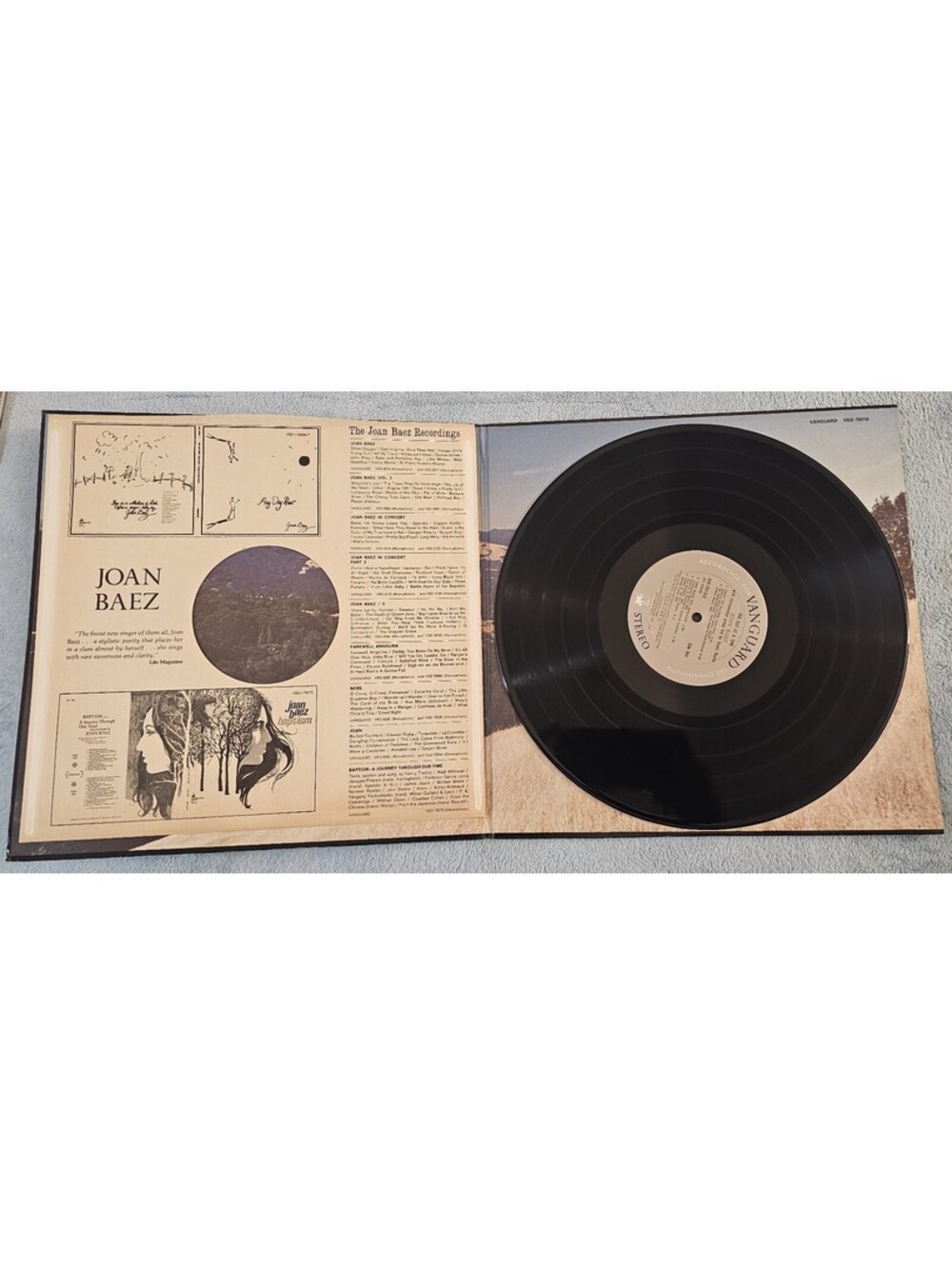 Joan Baez - One Day At A Time Vinyl LP Record Album Excellent - Picture 6 of 6